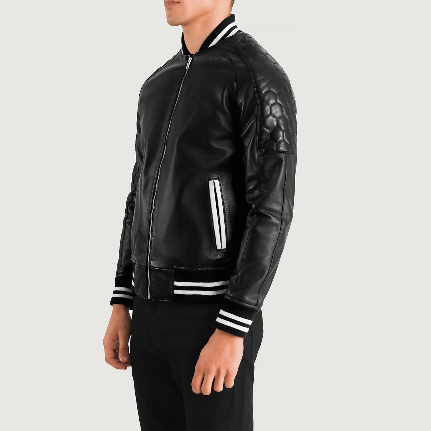 Pascal Varsity Leather Jacket