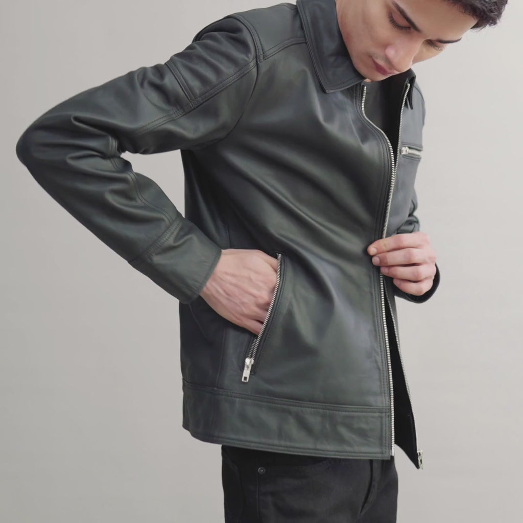 Lavendard Classic Biker Jacket
