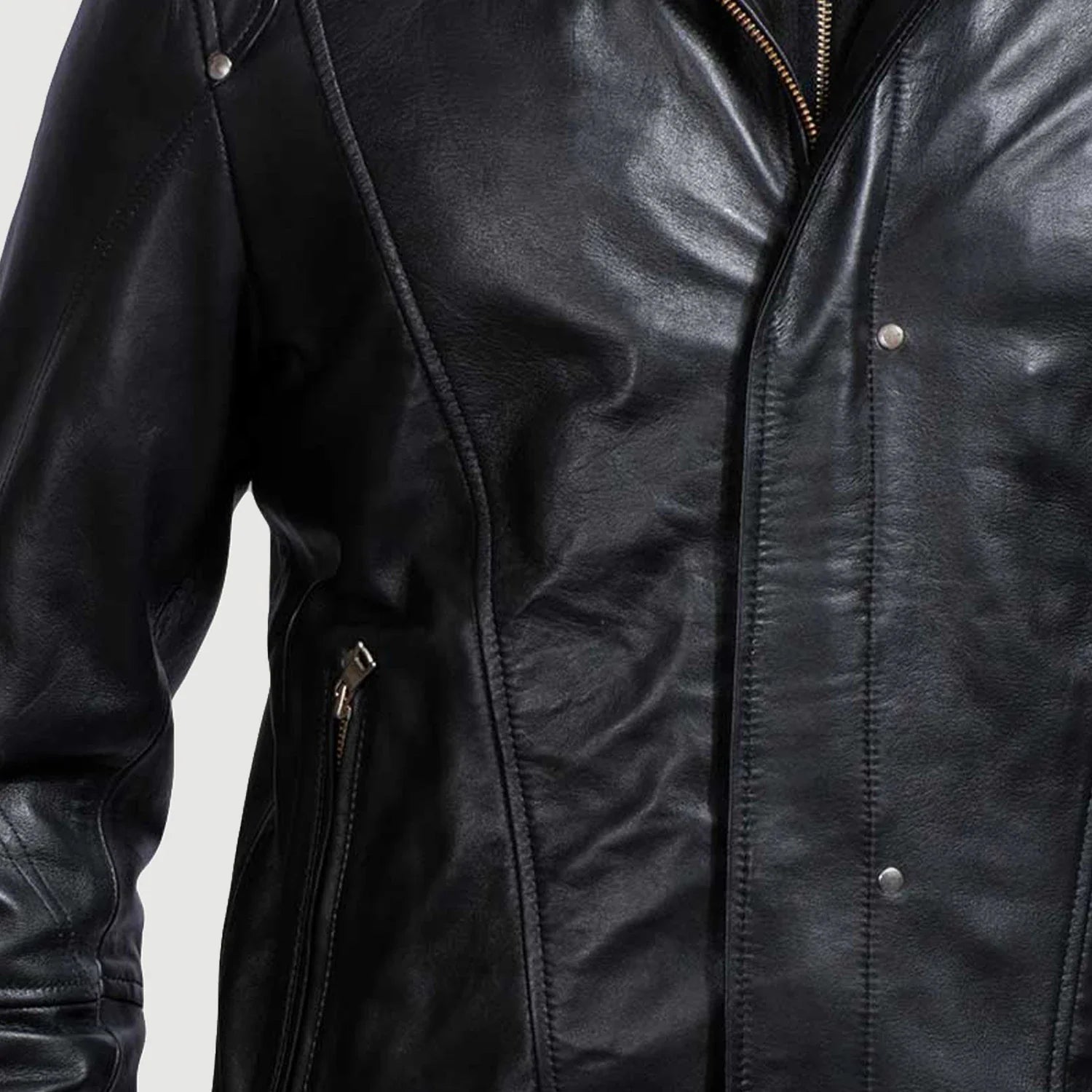Highland Hooded Leather Jacket