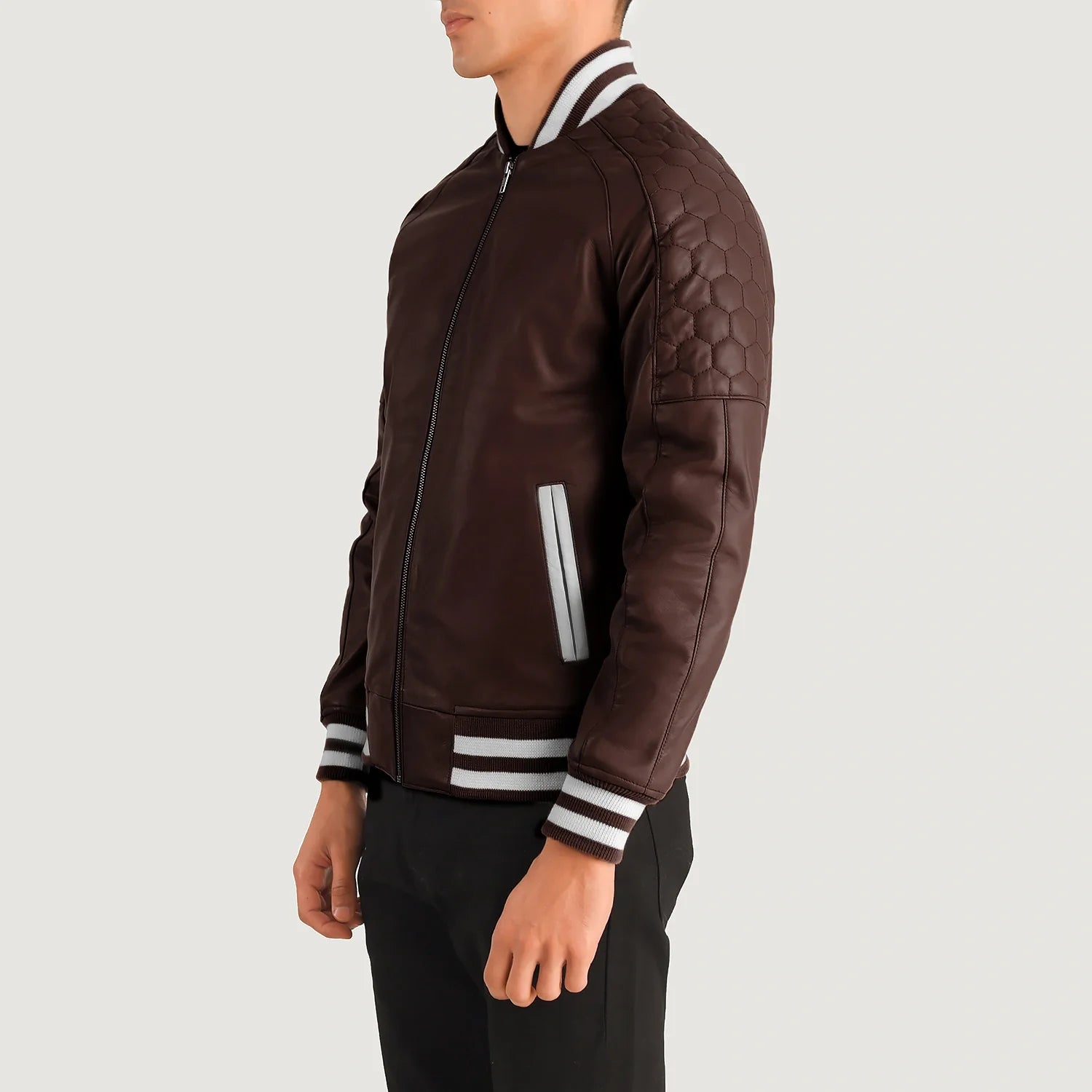 Pascal Varsity Leather Jacket