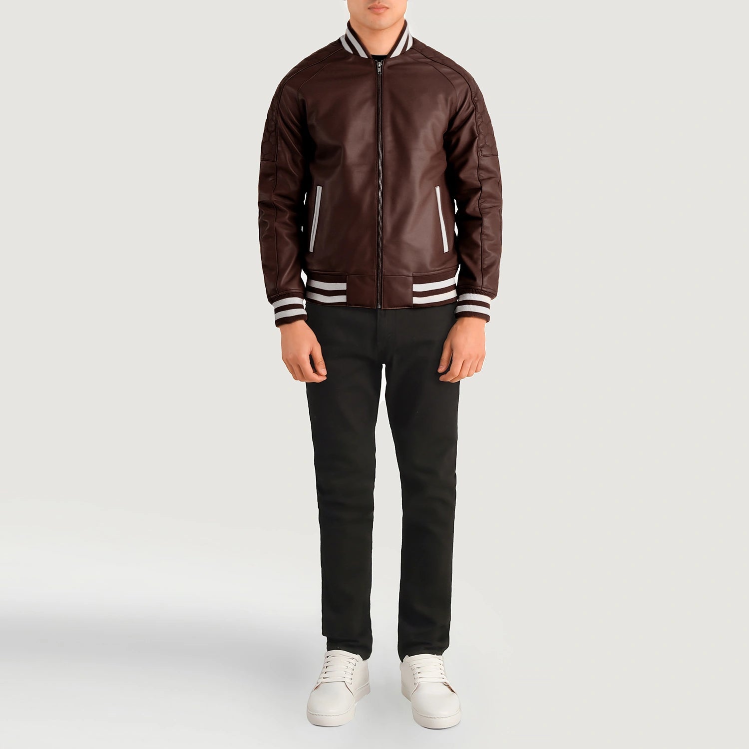 Pascal Varsity Leather Jacket
