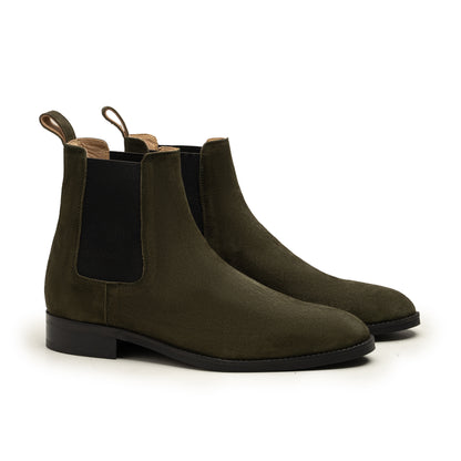 Suede chelsea boot