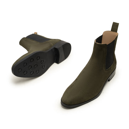 Suede chelsea boot