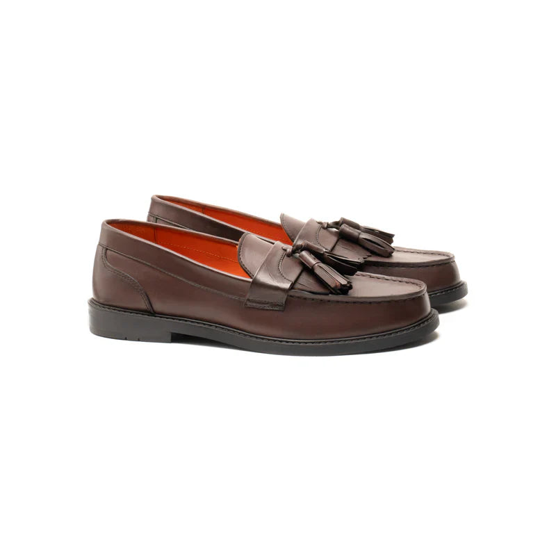 Valaster Premium Textured Leather Loafers