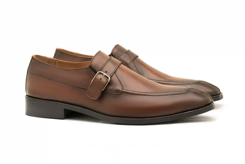 Arden Textured Leather Loafer Shoes