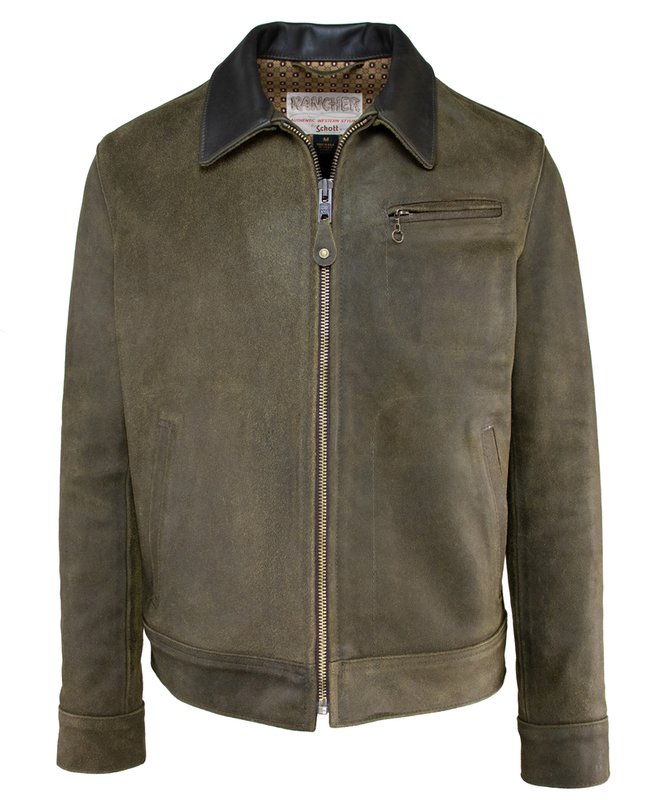 TrailForge Suede Rough-Out Bomber Jacket
