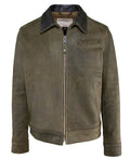 TrailForge Suede Rough-Out Bomber Jacket