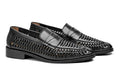 Brenton Black Leather Loafers
