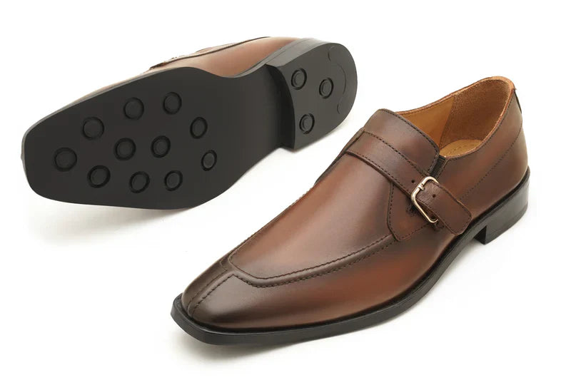 Arden Textured Leather Loafer Shoes