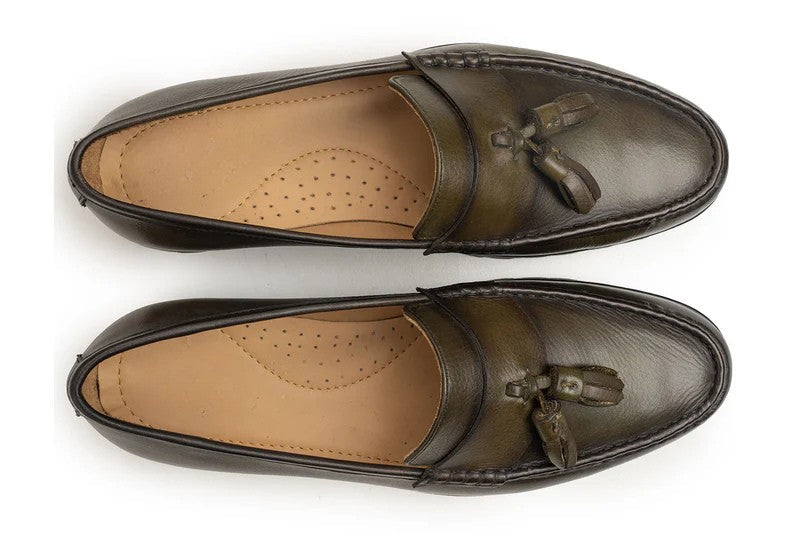 Trovena Leather Loafers