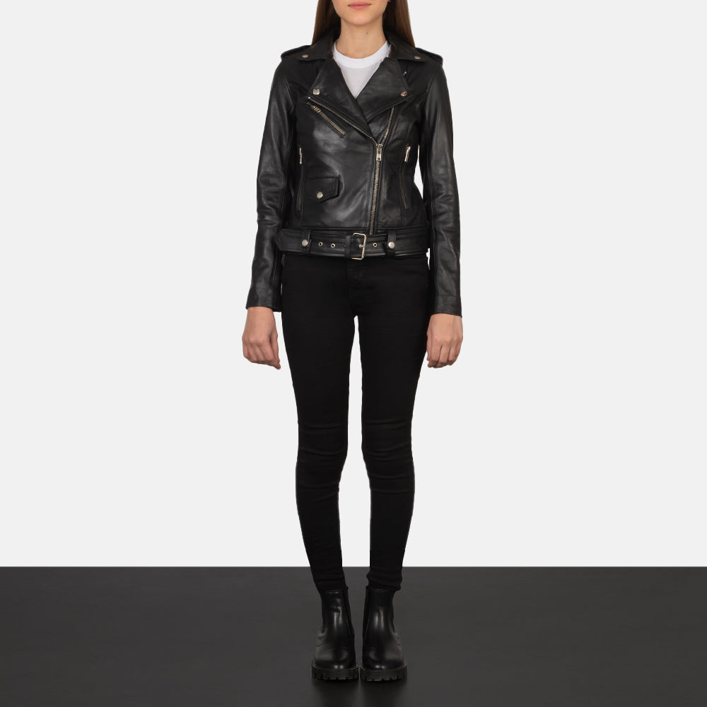 Ravelle Classic Biker Leather Jacket