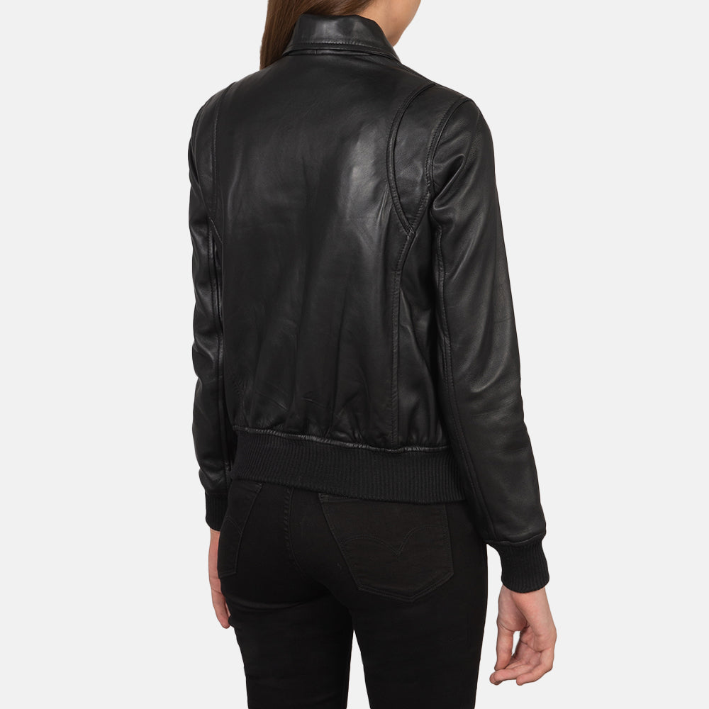 Aviara Heritage Leather Bomber Jacket