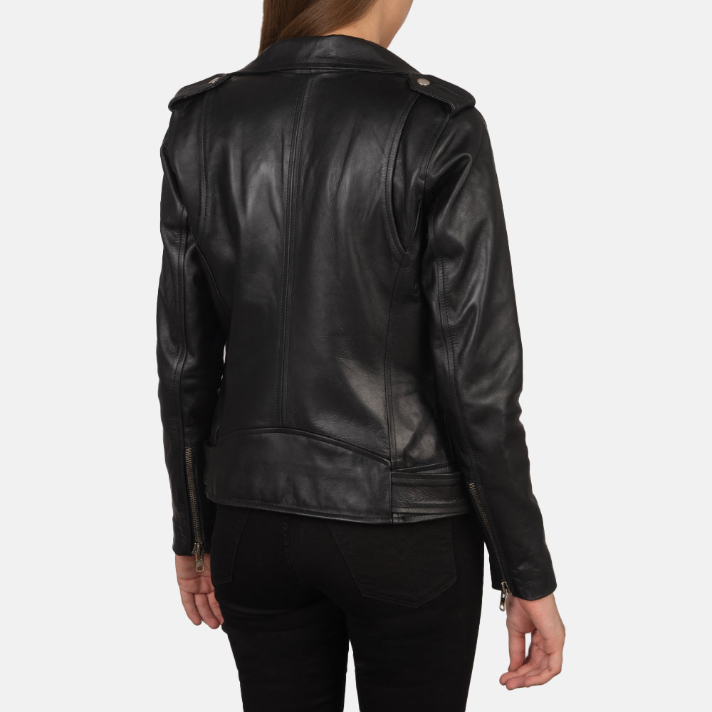 Ravelle Classic Biker Leather Jacket