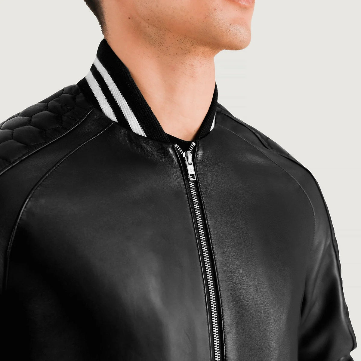 Pascal Varsity Leather Jacket