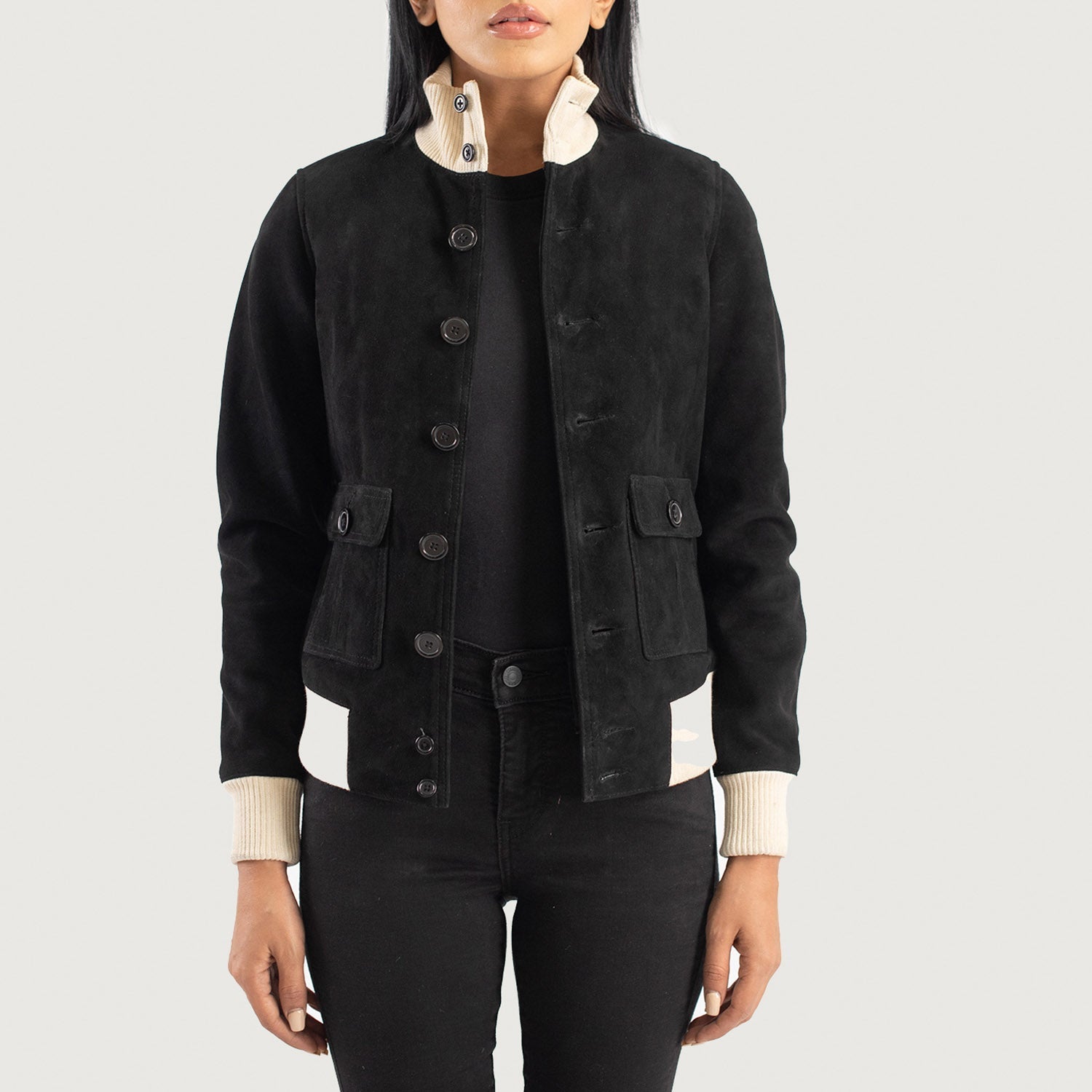 Arden Classic Suede Bomber Jacket