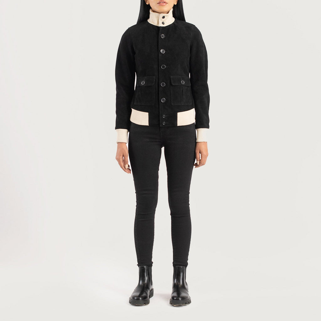Arden Classic Suede Bomber Jacket