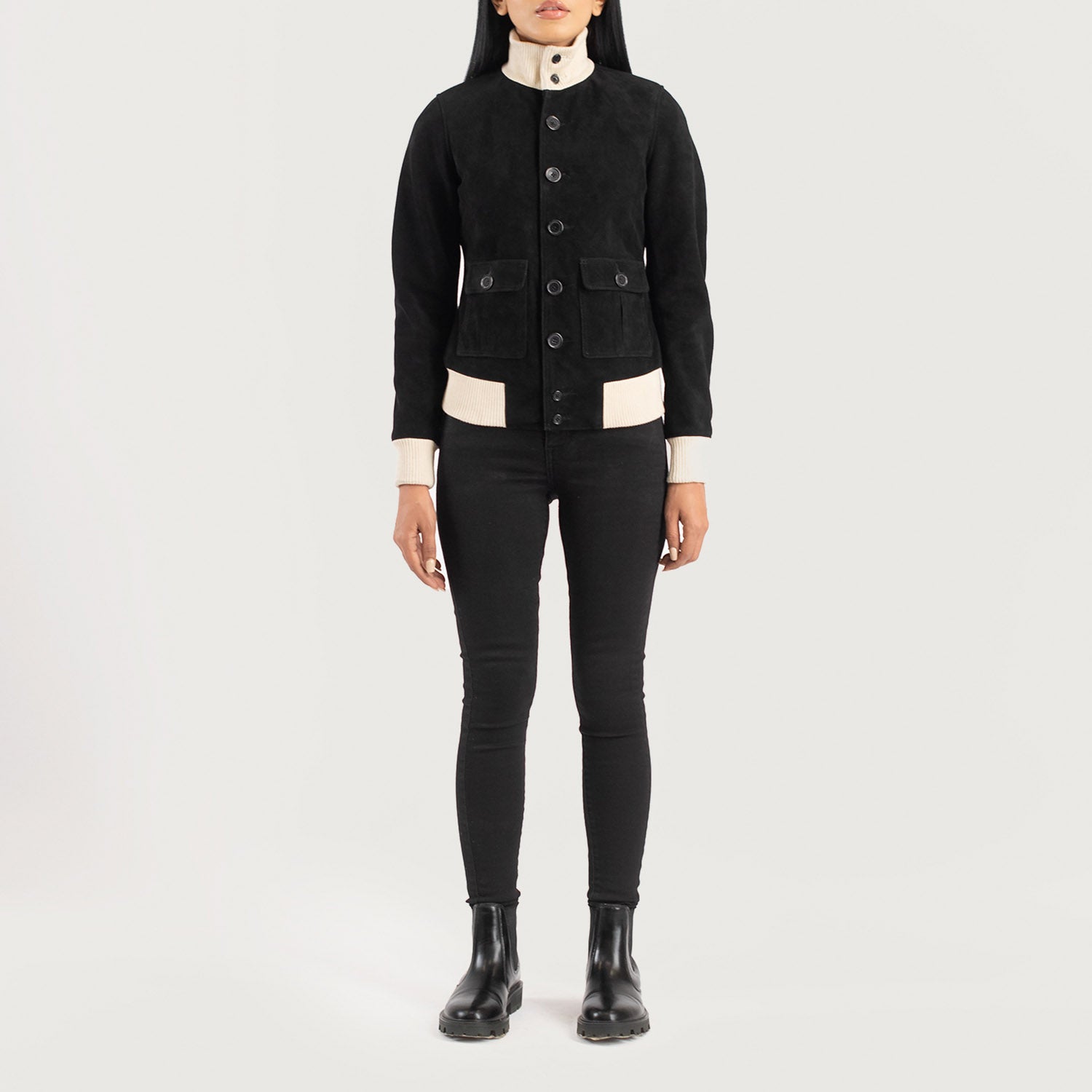 Arden Classic Suede Bomber Jacket
