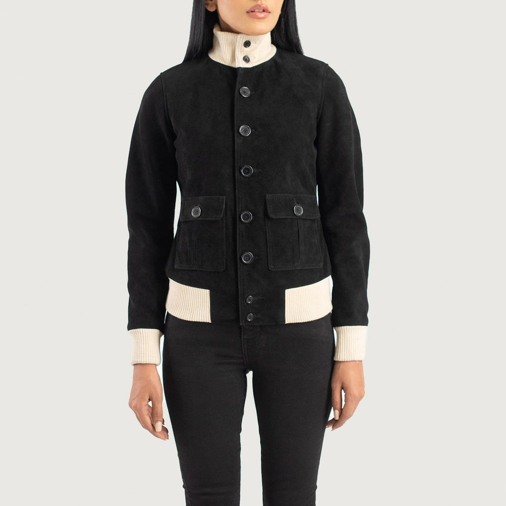 Arden Classic Suede Bomber Jacket