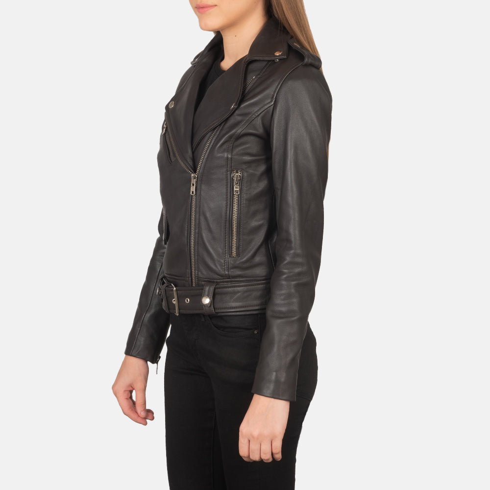 Ravelle Classic Biker Leather Jacket