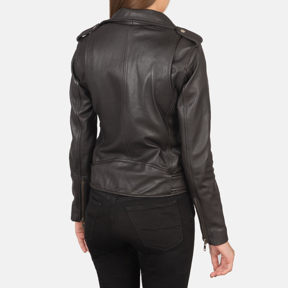 Ravelle Classic Biker Leather Jacket