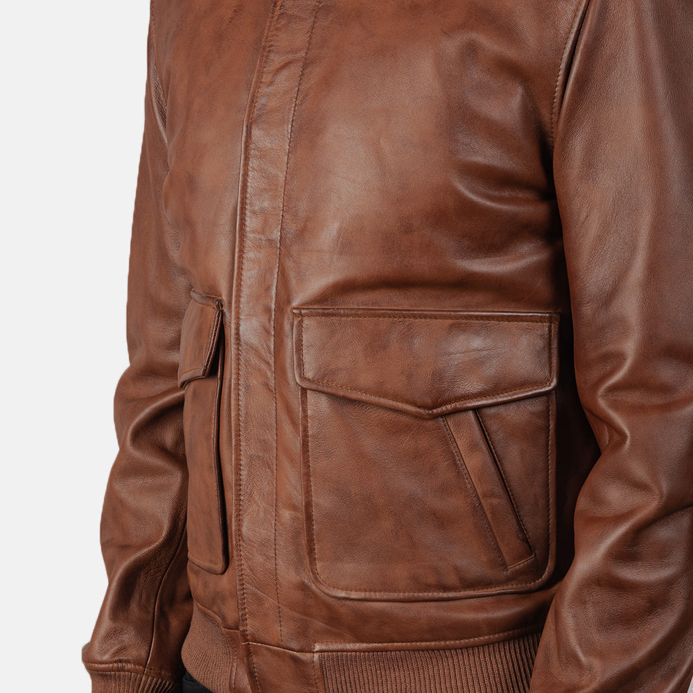 Regent A2 Heritage Leather Bomber Jacket