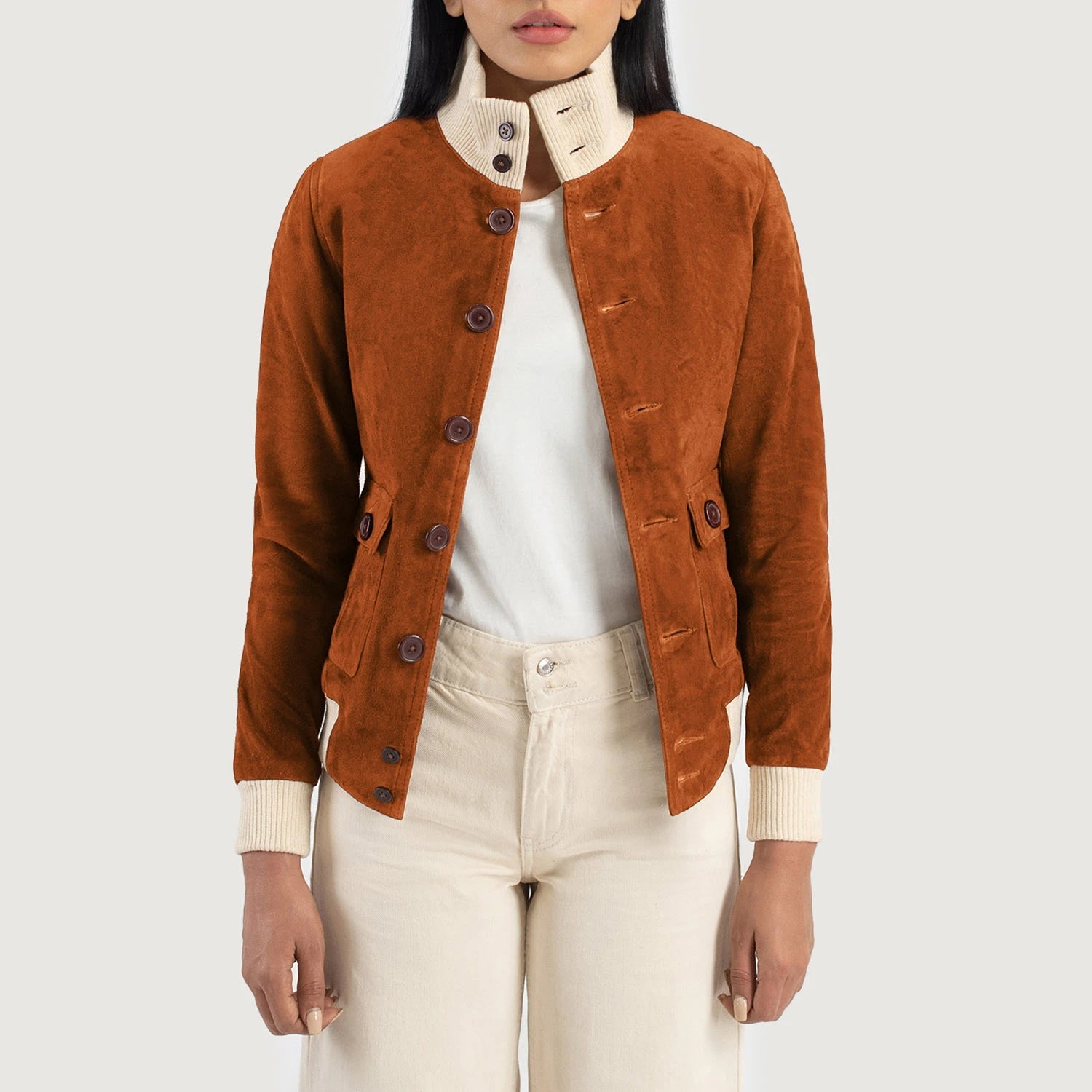 Arden Classic Suede Bomber Jacket