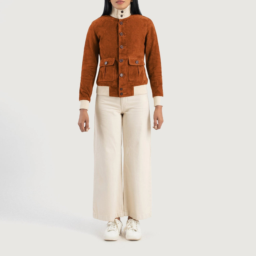 Arden Classic Suede Bomber Jacket