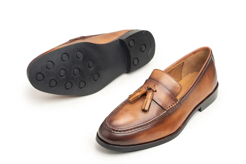 Rovenza Leather Loafers