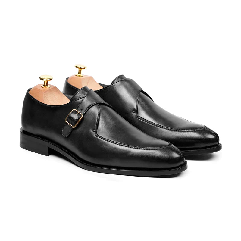 Tavaro Premium Leather Monk Strap Shoes