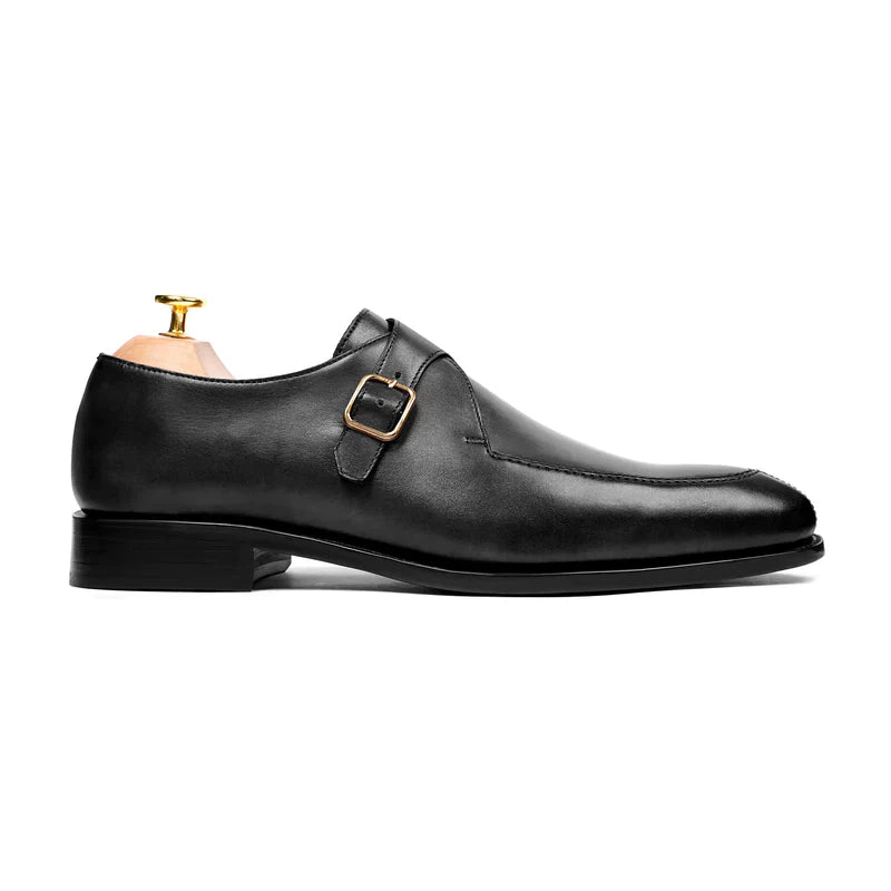 Tavaro Premium Leather Monk Strap Shoes