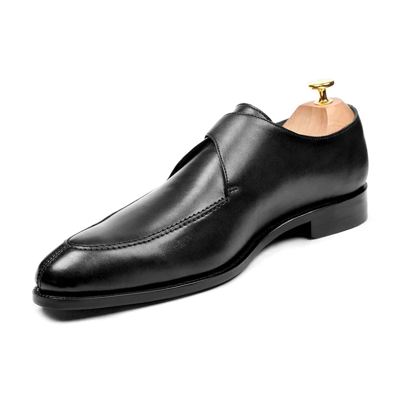 Tavaro Premium Leather Monk Strap Shoes