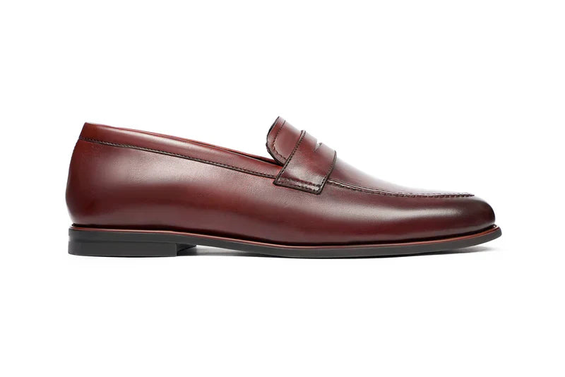 Alvero Refined Leather Loafer Shoes