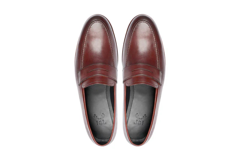 Alvero Refined Leather Loafer Shoes