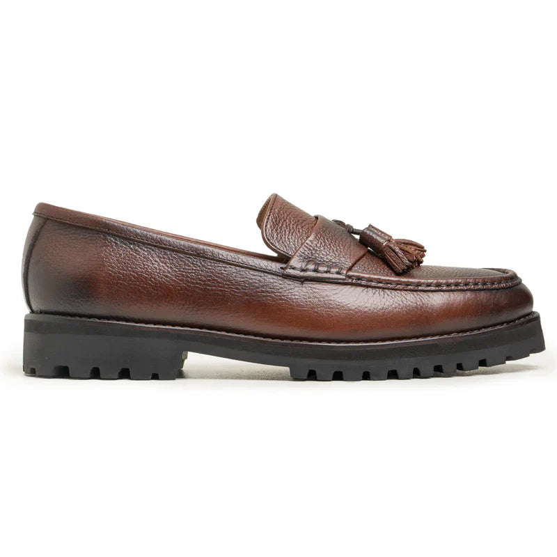 Rogan Brown Leather Loafers
