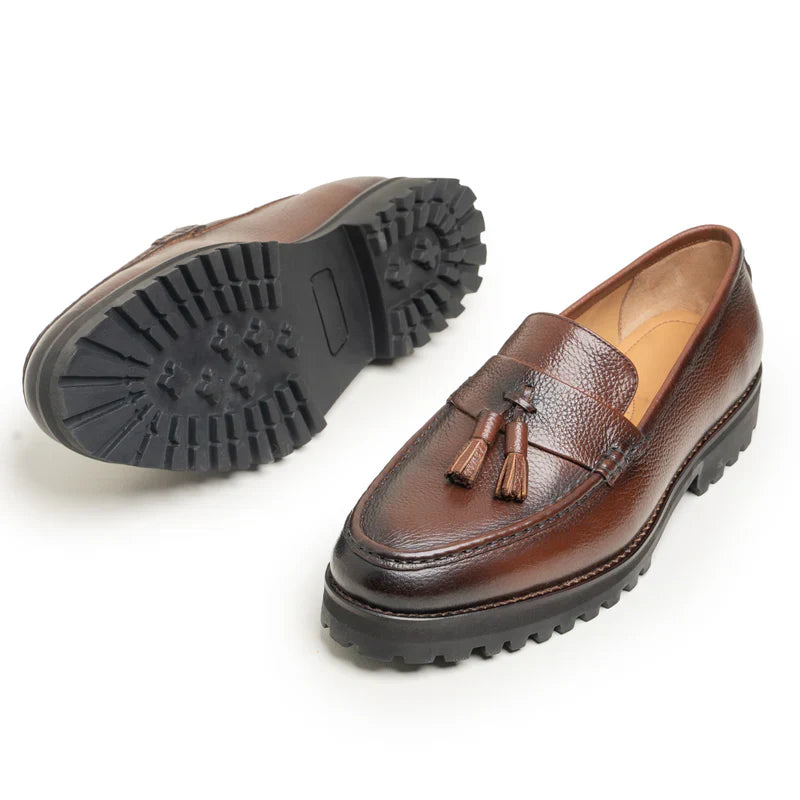 Rogan Brown Leather Loafers