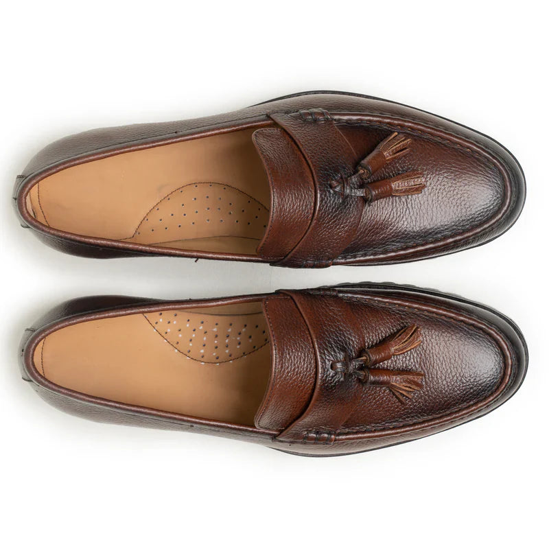 Rogan Brown Leather Loafers