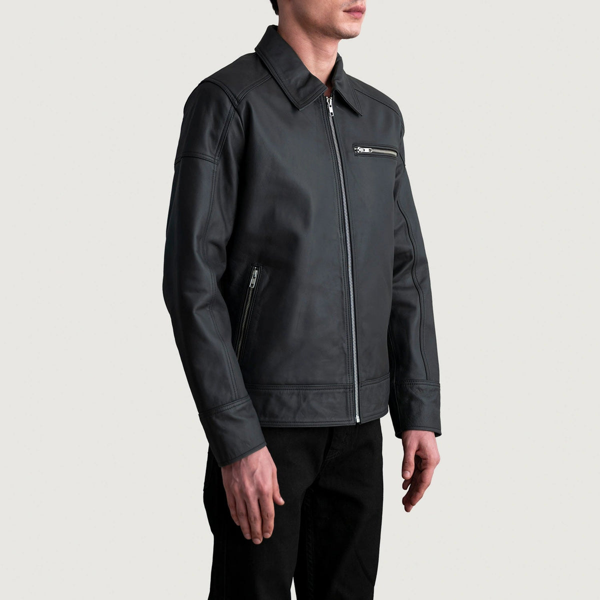 Lavendard Classic Biker Jacket