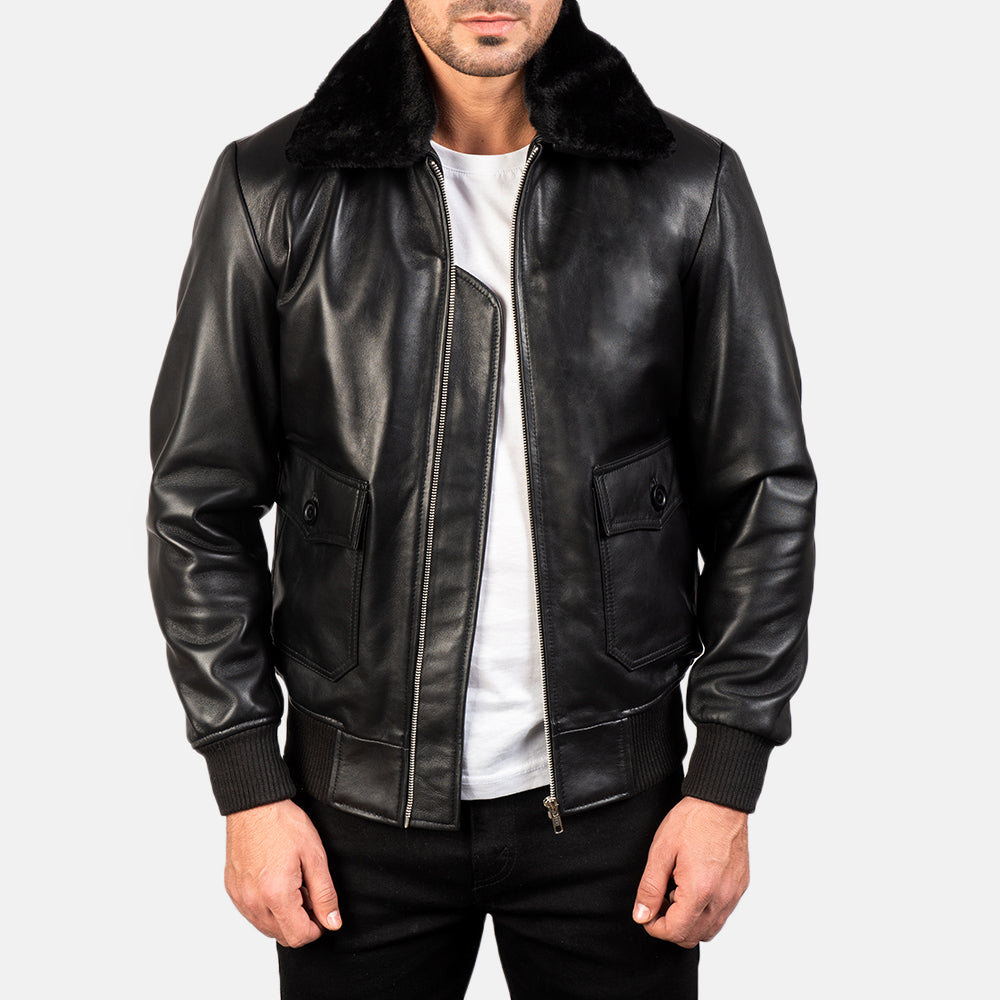AeroMax Classic Leather Bomber Jacket (Copy)