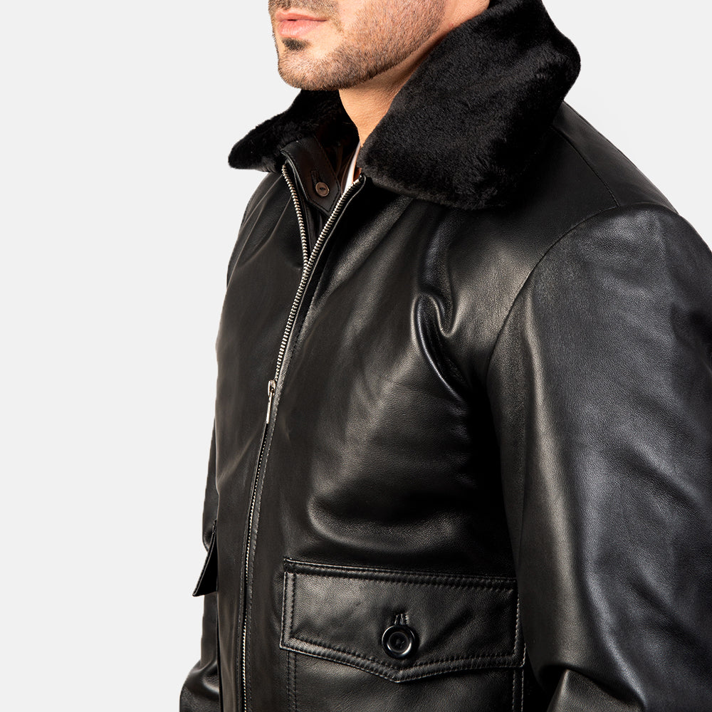 AeroMax Classic Leather Bomber Jacket (Copy)