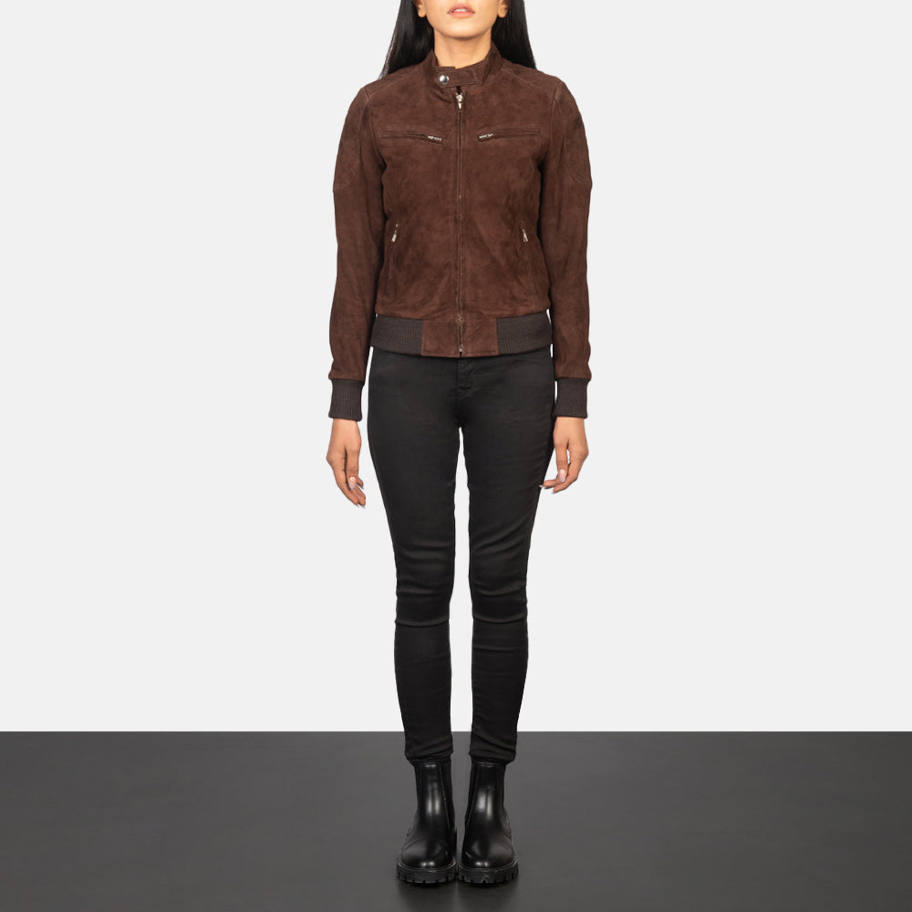 Zenna Classic Leather Bomber Jacket