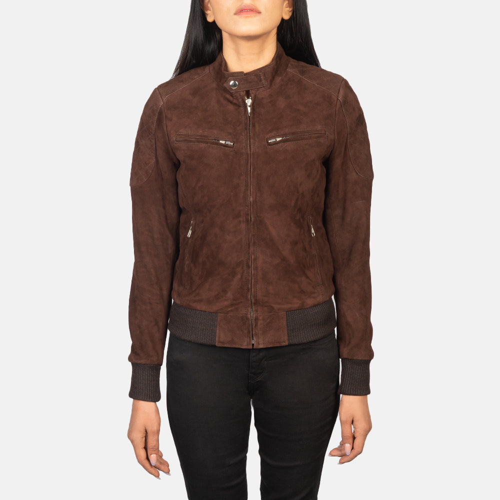 Zenna Classic Leather Bomber Jacket