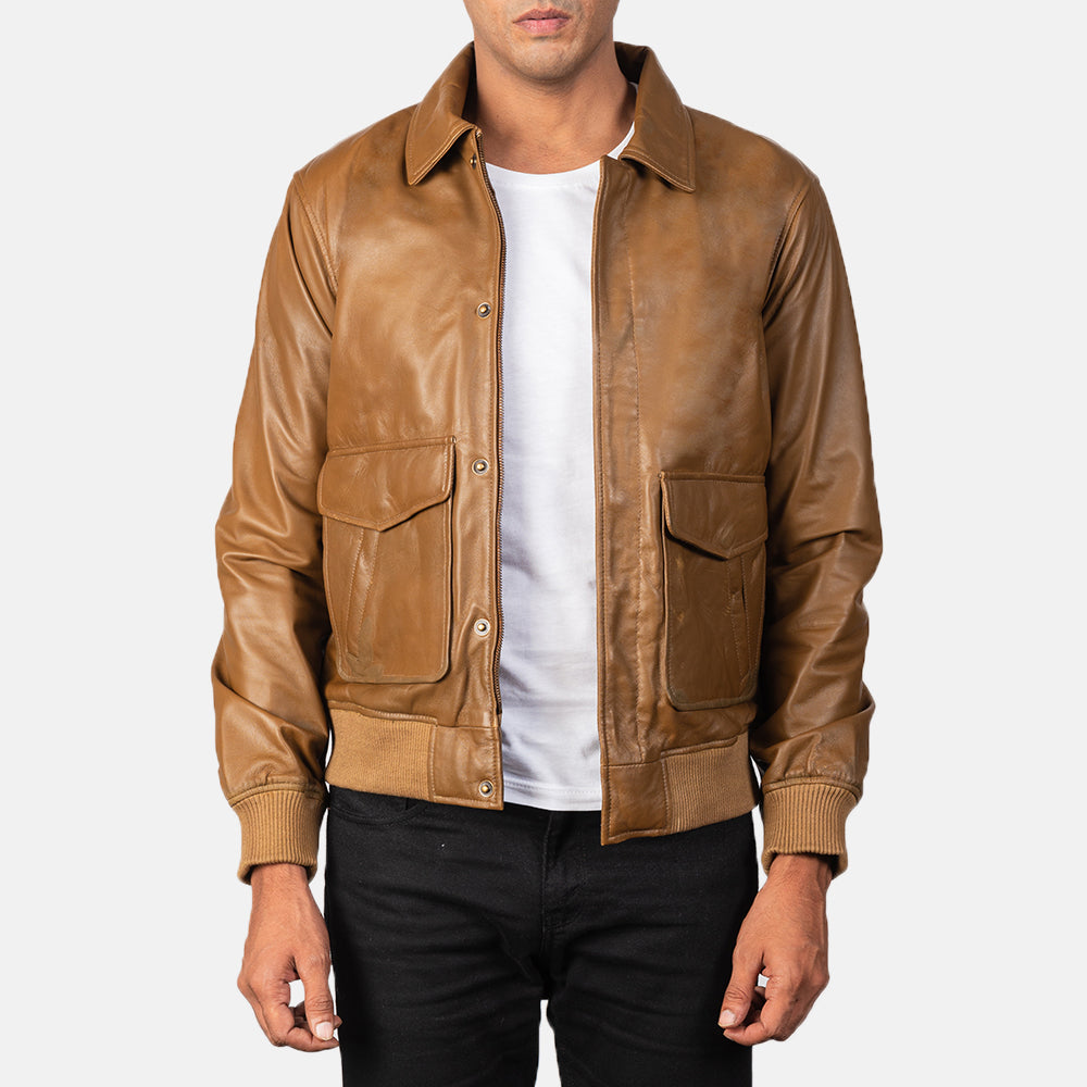 Regent A2 Heritage Leather Bomber Jacket