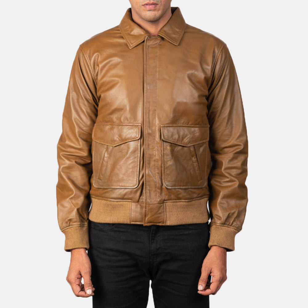 Regent A2 Heritage Leather Bomber Jacket