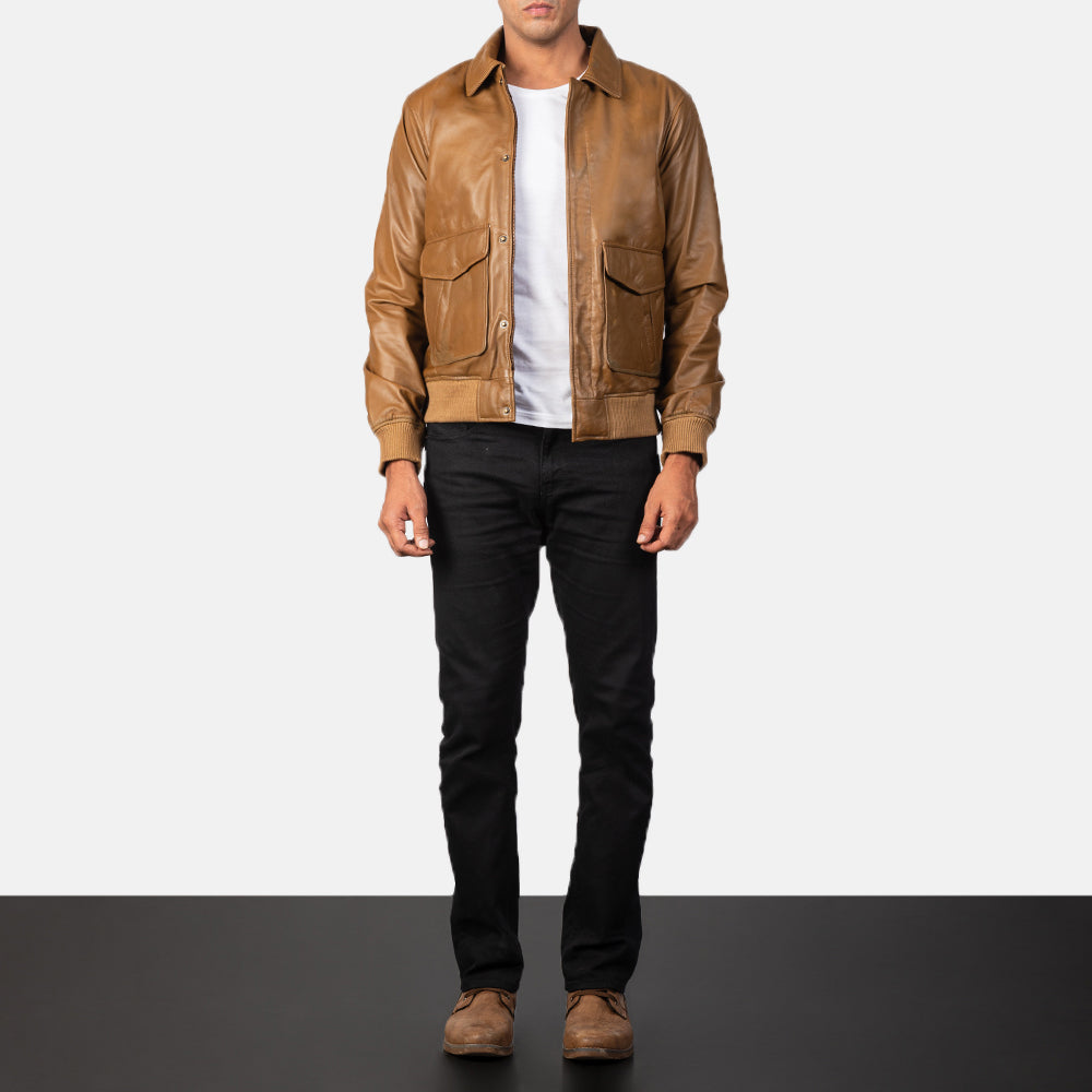 Regent A2 Heritage Leather Bomber Jacket