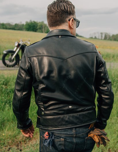 Heritage Rebel Moto Biker Jacket