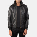 AeroMax Classic Leather Bomber Jacket