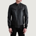 Langford Leather Bomber Jacket