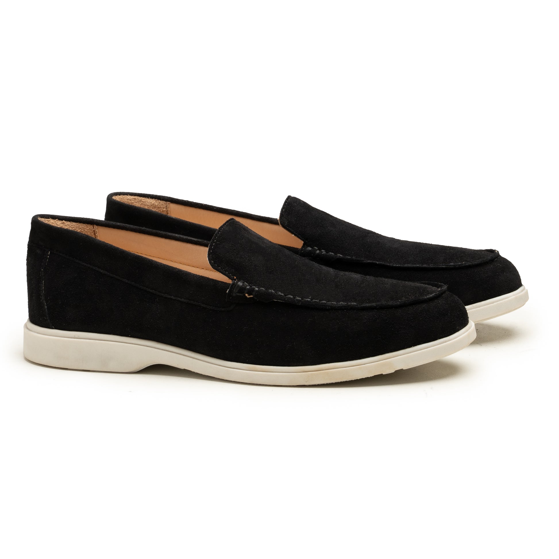 Sorello Black Suede Loafers