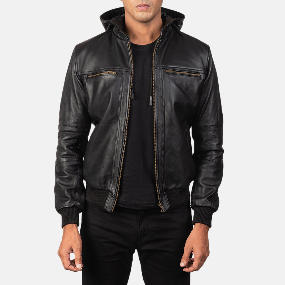 Guardian Flex Leather Bomber Jacket