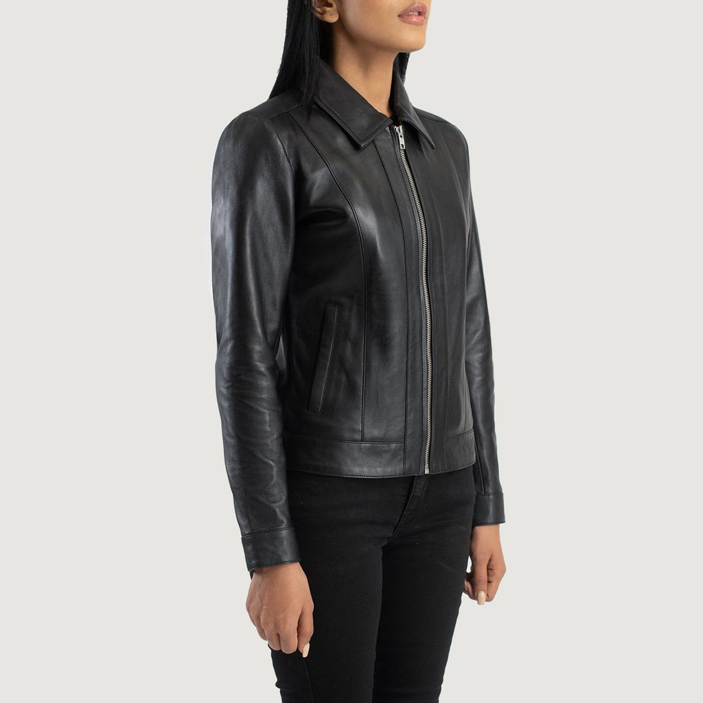 Arden Classic Collar Leather Jacket